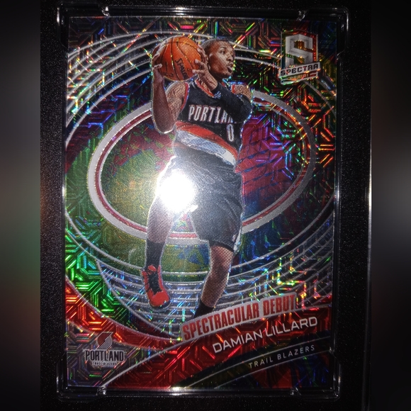 Damian lillard meta prizm card /25 spectra basketball 2020-21 graded sgc 9 - Picture 3 of 6